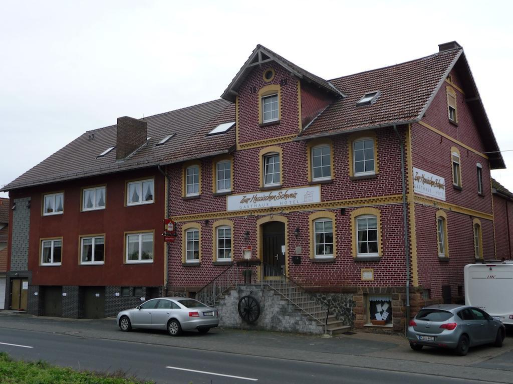 Zur Hessischen Schweiz Hotel Doernhagen Buitenkant foto